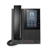 HP POLY CCX 505 Business-Medientelefon mit Open SIP und PoE-fähig, IP-Telefon, Schwarz, Kabelgebundenes Mobilteil, 24 Zeilen, LCD, 12,7 cm (5")