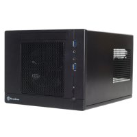 SilverStone SG05-LITE, Cube, PC, Schwarz, DTX,mini-ITX,...