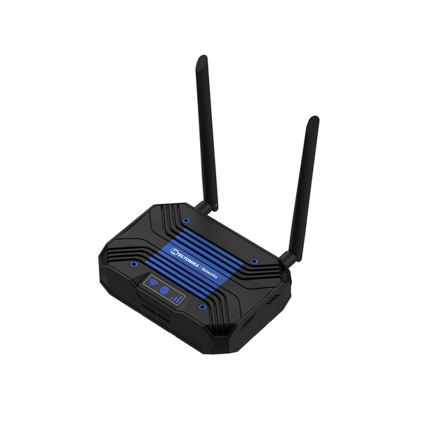 Teltonika TCR100, Wi-Fi 5 (802.11ac), Dual-Band (2,4 GHz/5 GHz), Ethernet/LAN, 4G, Schwarz, Tabletop-Router