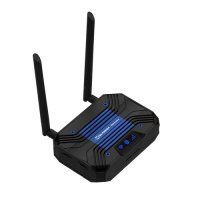 Teltonika TCR100, Wi-Fi 5 (802.11ac), Dual-Band (2,4 GHz/5 GHz), Ethernet/LAN, 4G, Schwarz, Tabletop-Router