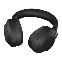 Jabra Evolve2 85 - UC Stereo - Kopfhörer - Kopfband - Büro/Callcenter - Schwarz - Binaural - Bluetooth-Pairing - Abspielen/Pause - Track < - Ortung > - Lautstärke + - Lautsärke -