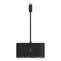 Belkin AVC004BTBK, USB 3.2 Gen 1 (3.1 Gen 1) Type-C, 100 W, Schwarz, HDMI, RJ-45, USB 3.2 Gen 1 (3.1 Gen 1) Type-A, VGA, 194 mm, 103 mm