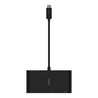 Belkin AVC004BTBK, USB 3.2 Gen 1 (3.1 Gen 1) Type-C, 100 W, Schwarz, HDMI, RJ-45, USB 3.2 Gen 1 (3.1 Gen 1) Type-A, VGA, 194 mm, 103 mm