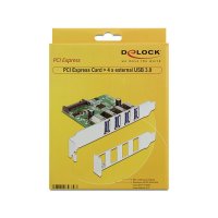 Delock 89360, PCIe, USB 3.2 Gen 1 (3.1 Gen 1), Windows 7...