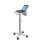 Ergotron StyleView Laptop Cart, SV10, Multimedia-Wagen, Aluminium, Weiß, Laptop, 4,5 kg, 43,2 cm (17"), 4 Rad/Räder