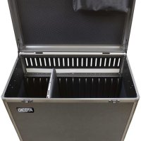 Dicota D32004, Wagen zur Verwaltung tragbarer Geräte, Schwarz, Flur, Aluminium, Laptop, AC