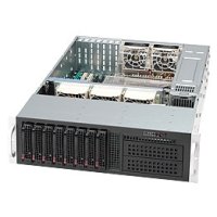 Supermicro CSE-835TQ-R921B, Rack, Server, Schwarz, EATX,...