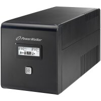 BlueWalker PowerWalker VI 1000 LCD, 1 kVA, 600 W, 160 V, 290 V, 50/60 Hz, 220 V