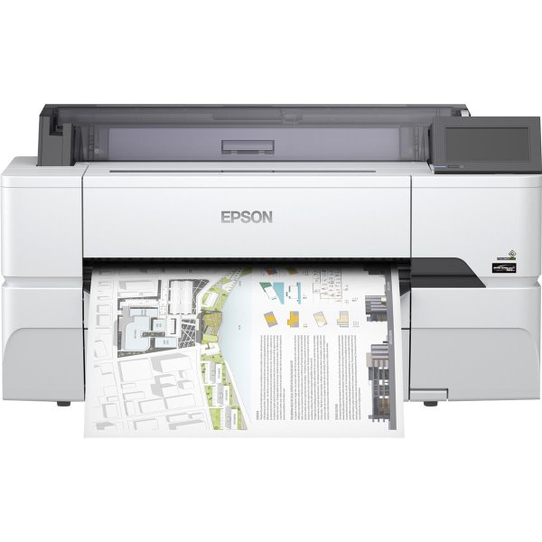 Epson SureColor SC-T3405N - wireless printer (No stand), Tintenstrahl, 2400 x 1200 DPI, ESC/P-R, HP-GL/2, HP-RTL, Schwarz, Cyan, Gelb, Magenta, A1 (594 x 841 mm), Rolle