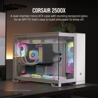 Corsair 2500X, Midi Tower, PC, Weiß, ATX, 18 cm, 40 cm