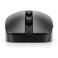 HP 635 Wireless-Maus für mehrere Geräte, Beidhändig, RF Wireless + Bluetooth, 1200 DPI, Schwarz