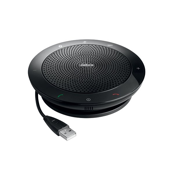 Jabra SPEAK 510+ UC, Universal, Schwarz, Cisco, Avaya, Siemens, Omnidirektional, Verkabelt & Kabellos, USB/Bluetooth