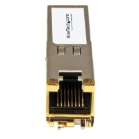 StarTech.com Citrix SFP-TX kompatibles SFP+ Transceiver-Modul – 10GBASE-T, Kupfer, 1000 Mbit/s, SFP, 100 m, Schnelles Ethernet, Gigabit Ethernet, Voll