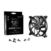 Be Quiet! Shadow Wings 2 140mm PWM, Ventilator, 14 cm, 900 RPM, 14,9 dB, 49,8 cfm, 85 m³/h