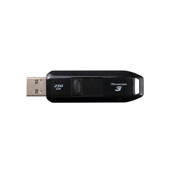 PATRIOT Memory Xporter 3, 256 GB, USB Typ-A, 3.2 Gen 1 (3.1 Gen 1), Dia, 10 g, Schwarz