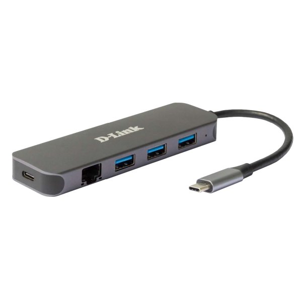 D-Link DUB-2334, Kabelgebunden, USB Typ-C, 60 W, 10,100,1000 Mbit/s, 10BASE-T, 100BASE-TX, 1000BASE-T, IEEE 802.3, IEEE 802.3ab, IEEE 802.3u