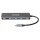 D-Link DUB-2333, Kabelgebunden, USB Typ-C, 60 W, Grau, 5 Gbit/s, 4K Ultra HD