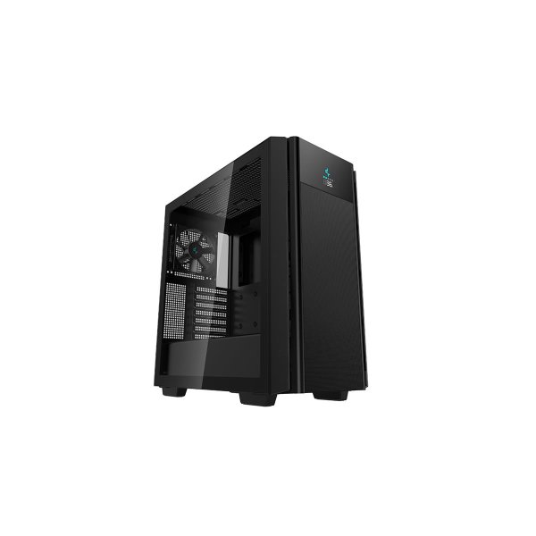 Deepcool CH510 MESH DIGITAL, Midi Tower, PC, Schwarz, ATX, EATX, micro ATX, Mini-ATX, Acrylnitril-Butadien-Styrol (ABS), SPCC, Gehärtetes Glas, Leistung