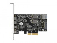 Delock 90059, PCIe, USB 3.2 Gen 2 (3.1 Gen 2), Niedriges Profil, PCIe 3.0, SATA 15-Pin, 10 Gbit/s