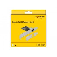 Delock PCI Express x1 Karte 1 x RJ45 Gigabit LAN RTL8111, Eingebaut, Verkabelt, PCI Express, Ethernet, 1000 Mbit/s