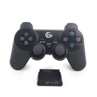 Gembird JPD-WDV-01, Gamepad, PC, Playstation 2, Playstation 3, D-Pad, Kabellos, RF, 2,4 GHz