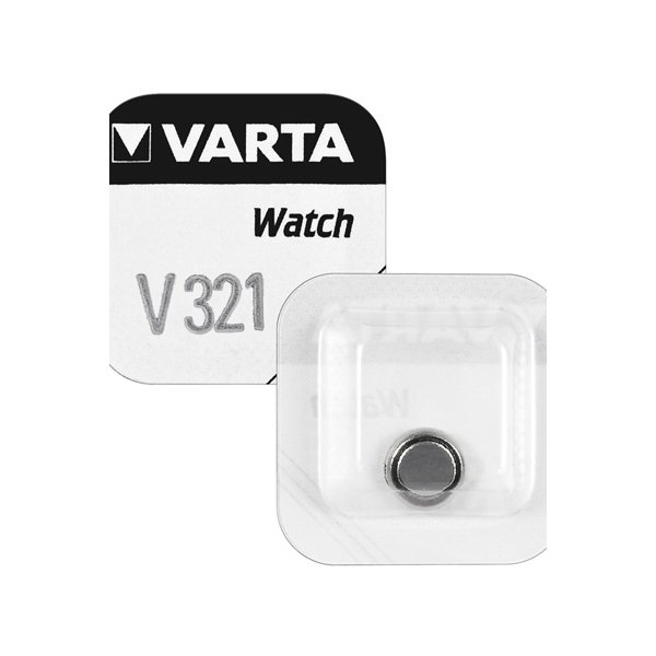 Varta Batterie Silver Oxide, Knopfzelle, 321, 1.55V