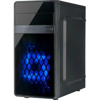 Inter-Tech MA-01 MICRO, Mini Tower, PC, Schwarz, micro ATX, 12,5 cm, 30,5 cm