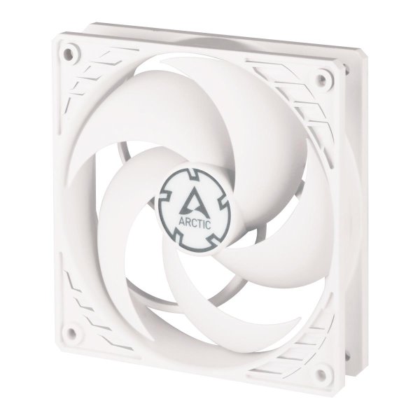 Arctic P12 PWM PST (Weiß/Weiß) 120 mm PWM PST Lüfter optimiert für statischen Druck, Ventilator, 12 cm, 1800 RPM, 0,3 Sone, 56,3 cfm, 95,65 m³/h