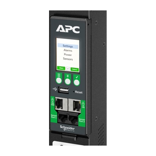 APC NetShelter Rack PDU Advanced, Messgerät, 0U, Dreiphasig, Rackmount, Senkrecht, Schwarz