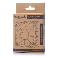 Fractal Design Silent Series R3 92mm, Ventilator, 9,2 cm, 1500 RPM, 18,3 dB, 24,4 cfm, Schwarz, Weiß