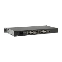 LevelOne FGP-2601W150, Unmanaged, Gigabit Ethernet (10/100/1000), Vollduplex, Power over Ethernet (PoE), Rack-Einbau