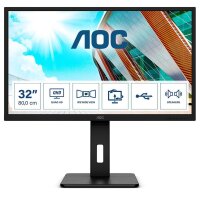 AOC P2 Q32P2 - 80 cm (31.5 Zoll) - 2560 x 1440 Pixel - 2K Ultra HD - LED - 4 ms - Schwarz