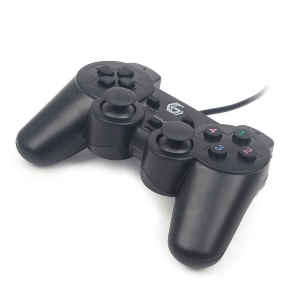 Gembird JPD-UDV-01, Gamepad, PC, D-Pad, Analog / Digital, Kabelgebunden, USB 2.0