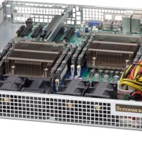 Supermicro SuperChassis 514-R407C, Rack, Server, Grau, EATX, 1U, 400 W