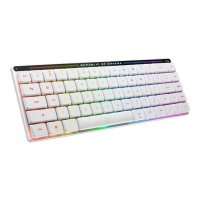 ASUS ROG Falchion RX Low Profile, Verkabelt & Kabellos, USB + RF Wireless + Bluetooth, Optischer Schlüsselschalter, QWERTZ, RGB-LED, Weiß