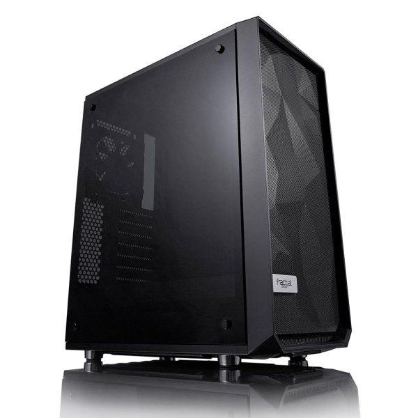 Fractal Design Meshify C, Midi Tower, PC, Schwarz, ATX, ITX, micro ATX, 17,5 cm, 31,5 cm