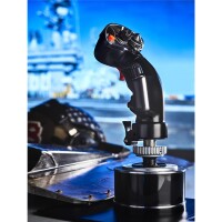 ThrustMaster F/A-18C Hornet HOTAS, Joystick, Schaltfläche Zurück, Home button, Modus-Taste, Schaltfläche Optionen, Power-Taste, Kabellos, Schwarz, 1,26 kg, 110 mm