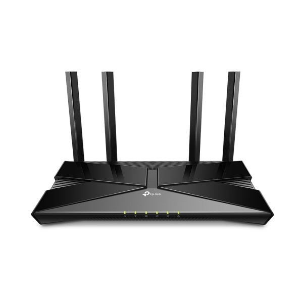 TP-LINK AX1500 Wi-Fi 6 Router, Wi-Fi 6 (802.11ax), Dual-Band (2,4 GHz/5 GHz), Ethernet/LAN, Schwarz, Tabletop-Router