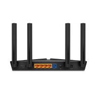 TP-LINK AX1500 Wi-Fi 6 Router, Wi-Fi 6 (802.11ax), Dual-Band (2,4 GHz/5 GHz), Ethernet/LAN, Schwarz, Tabletop-Router