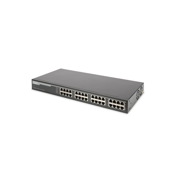 DIGITUS 16-Port Gigabit Ethernet PoE+ Injektor, 802.3at, 250 W