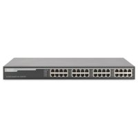 DIGITUS 16-Port Gigabit Ethernet PoE+ Injektor, 802.3at, 250 W