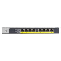 Netgear GS108LP, Unmanaged, Gigabit Ethernet (10/100/1000), Power over Ethernet (PoE), Rack-Einbau, 1U, Wandmontage