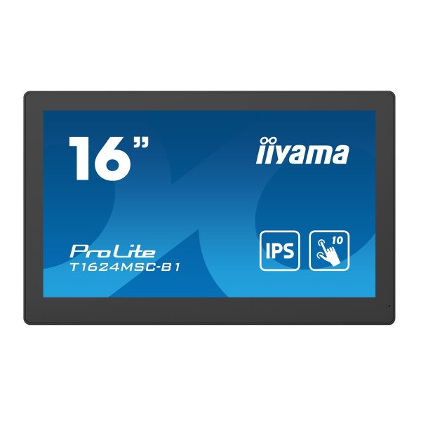 Iiyama T1624MSC-B1, Interaktiver Flachbildschirm, 39,6 cm (15.6"), LCD, 1920 x 1080 Pixel, 24/7