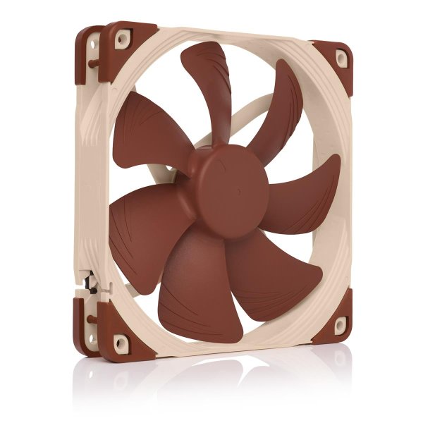 Noctua NF-A14, Ventilator, 14 cm, 1500 RPM, 24,6 dB, 140,2 m³/h, Beige, Braun