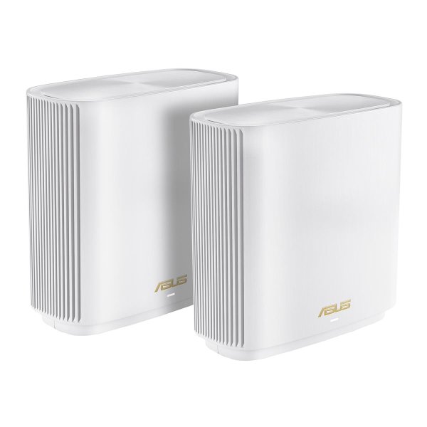 ASUS ZenWiFi AX (XT9) AX7800 1er Pack Weiß, Weiß, Intern, Mesh-System, Leistung, 264,77 m², Tri-Band (2,4 GHz / 5 GHz / 5 GHz)