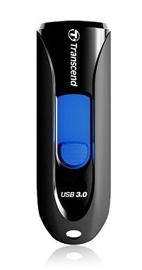 Transcend JetFlash 790 64GB, 64 GB, USB Typ-A, 3.2 Gen 1 (3.1 Gen 1), Dia, 18 g, Schwarz, Blau