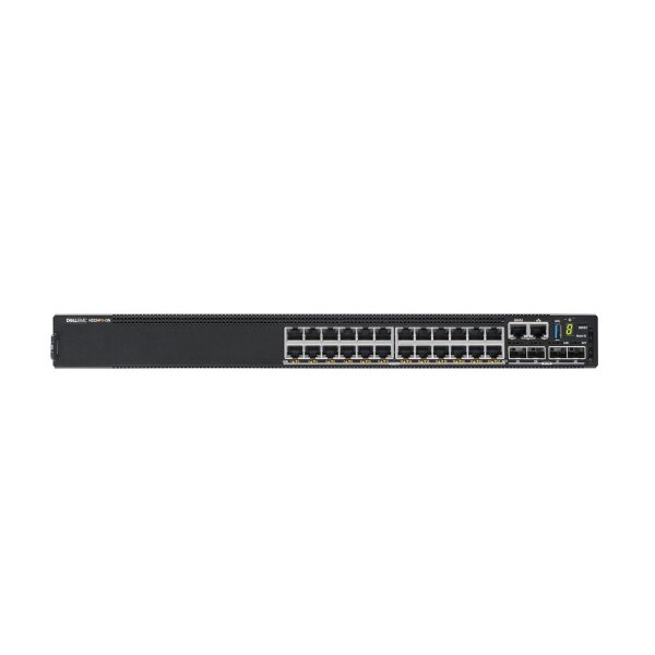 Dell N2224PX-ON, Managed, L3, Gigabit Ethernet (10/100/1000), Power over Ethernet (PoE), Rack-Einbau, 1U