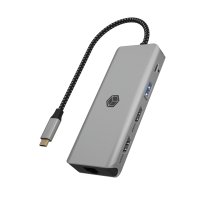 ICY BOX IB-DK4012-CPD, Kabelgebunden, USB 3.2 Gen 1 (3.1...