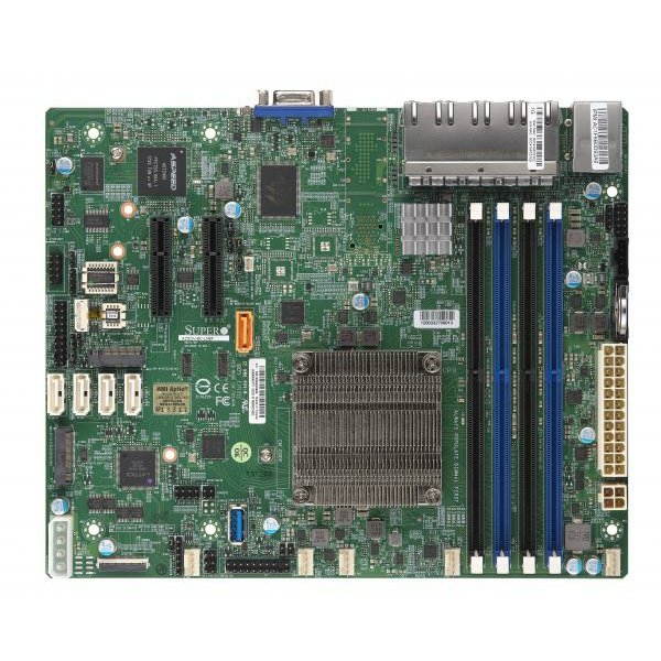 Supermicro MBD-A2SDV-8C-LN8F, Intel, FCBGA 1310, Intel Atom®, C3758, DDR4-SDRAM, 256 GB