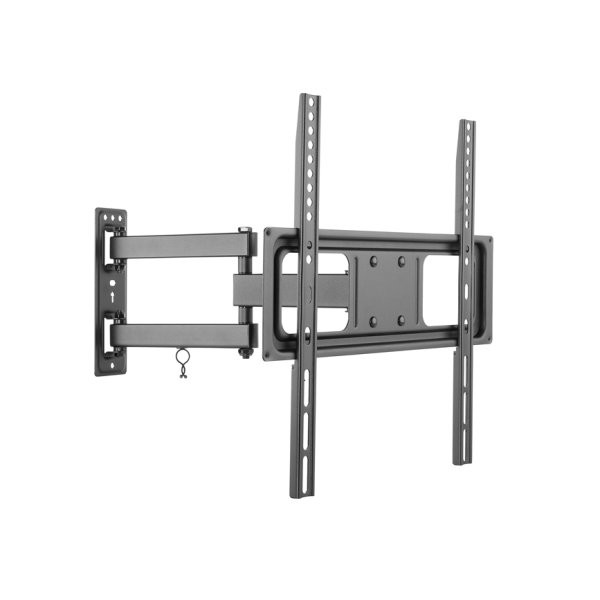 Equip 650341, 139,7 cm (55 Zoll), 200 x 200 mm, 400 x 400 mm, -15 - 10°, Edelstahl, Schwarz